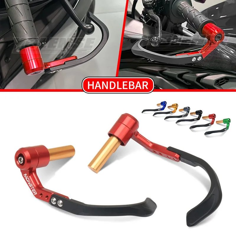 New For Monster 821 695 696 797 1200 1200S Motorcycle Accessories CNC Handlebar Grips Brake Clutch Levers Guard Protector