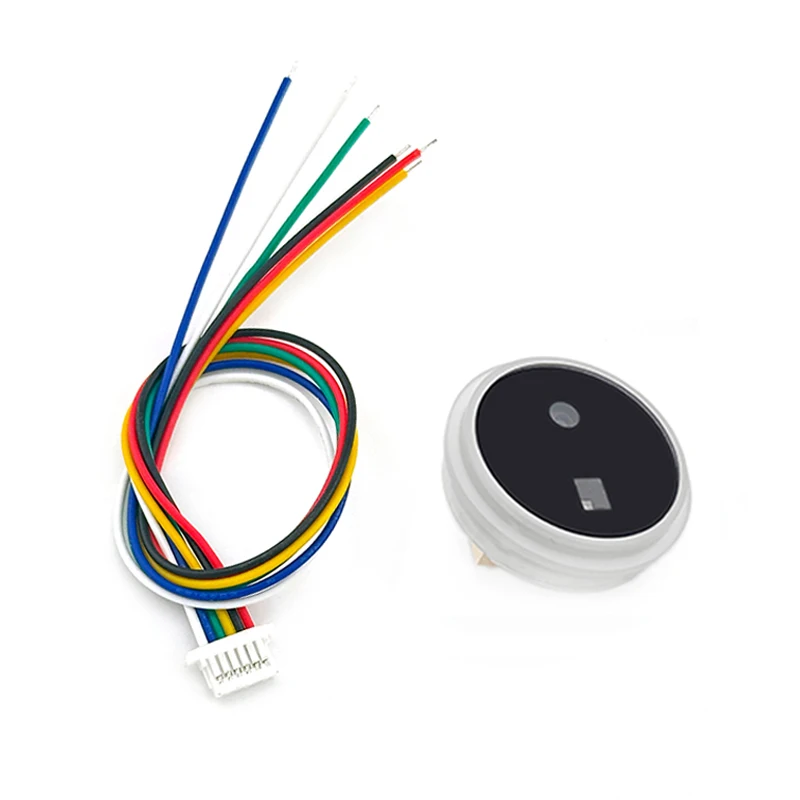 FP001S-White DC3.3V Facial Recognition Module USB UART Single Lens Scanner With Round Indicator Light For Arduino Access System view 6