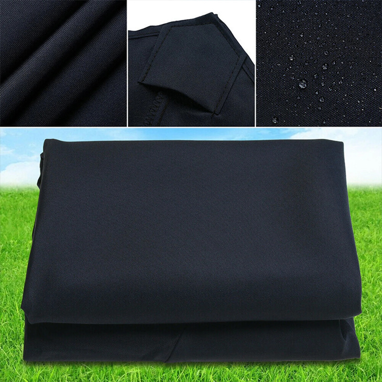 Sun shadecloth guarda-chuva substituição dossel vela à prova dwaterproof água guarda-sol piscina pátio ao ar livre capa de chuva uv dever natação