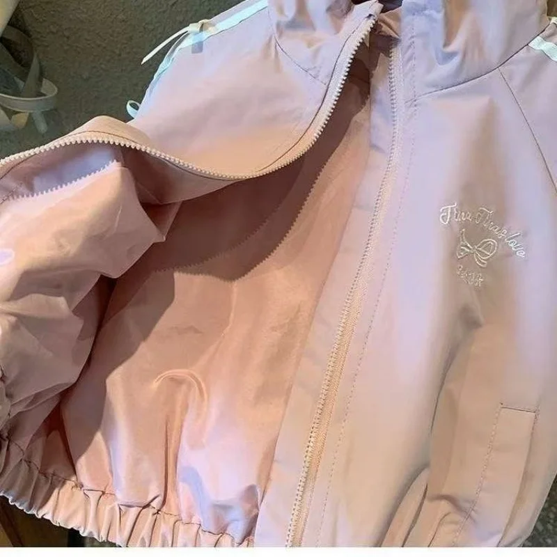 فتاة الربيع والخريف مجموعة 2025 جديد للأطفال النسخة الكورية القوس القوس فتاة الأطفال الرياضة والترفيه قطعتين مجموعة 100-150 سنتيمتر