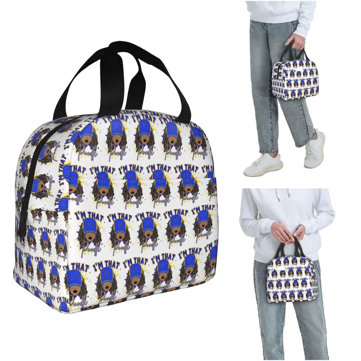 

Sigma Gamma Rho 1922 Insulated Lunch Bag for Women Office Cooler Thermal Food Box Tote Portable Lunch Boxes Container