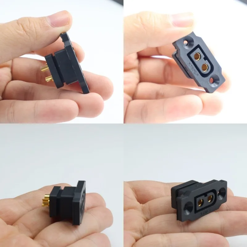 2/5/10pcs XT60E-F Female Plug Gold-plated Mountable Connector Black Socket for RC Lipo Battery Drone