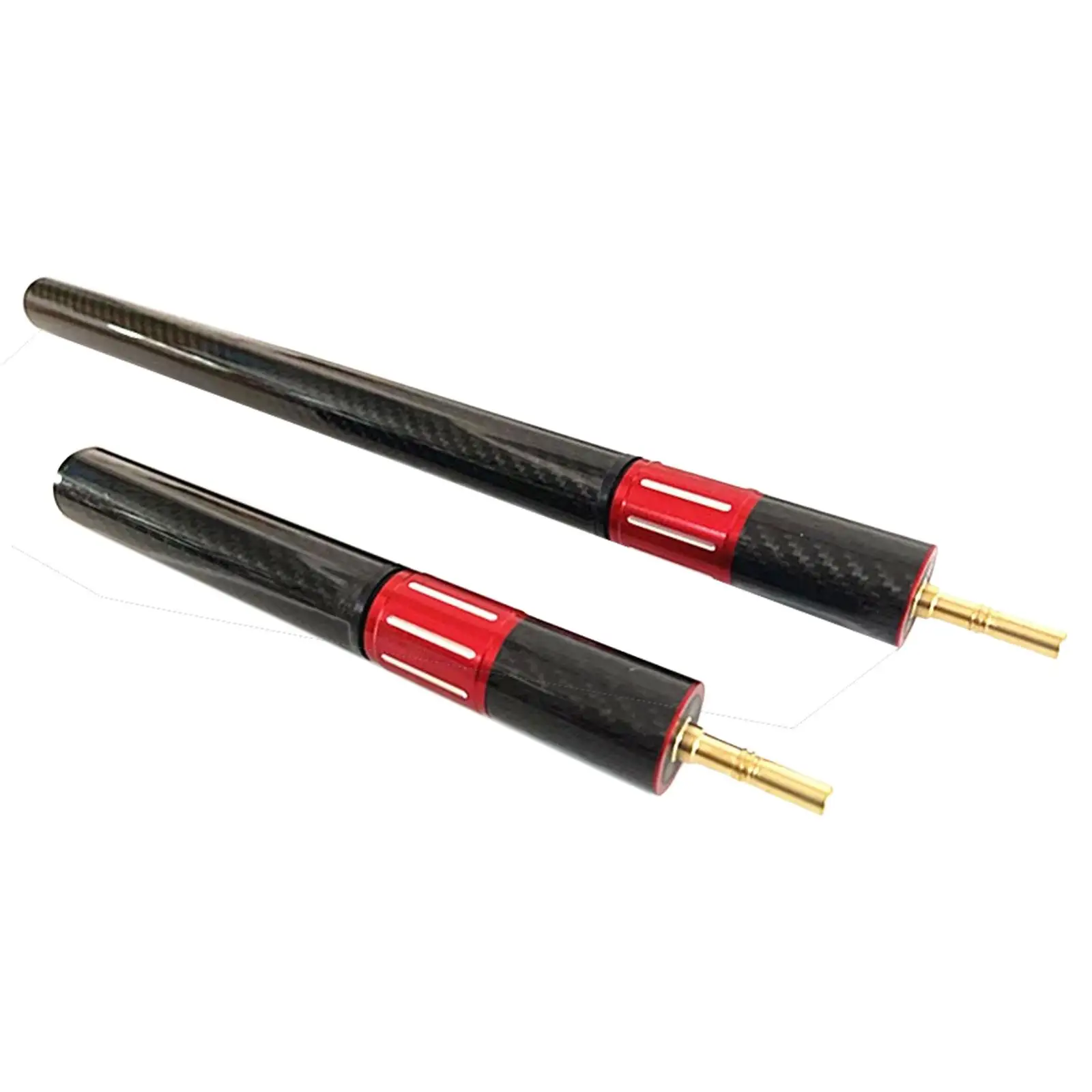 Extendable Pool Cue Extension Carbon Fiber Stick for Billiards Accessories Adjustable Billiard Rod Extender for Snooker Club Gym