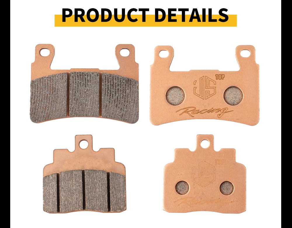 JSRAOIMG Motorradzubehör – Sintermetall-Bremsbeläge (vorne & hinten) für Benda Rock 300 (BD300-16) und Chinchilla 300 (BD300-15) – Detail 18