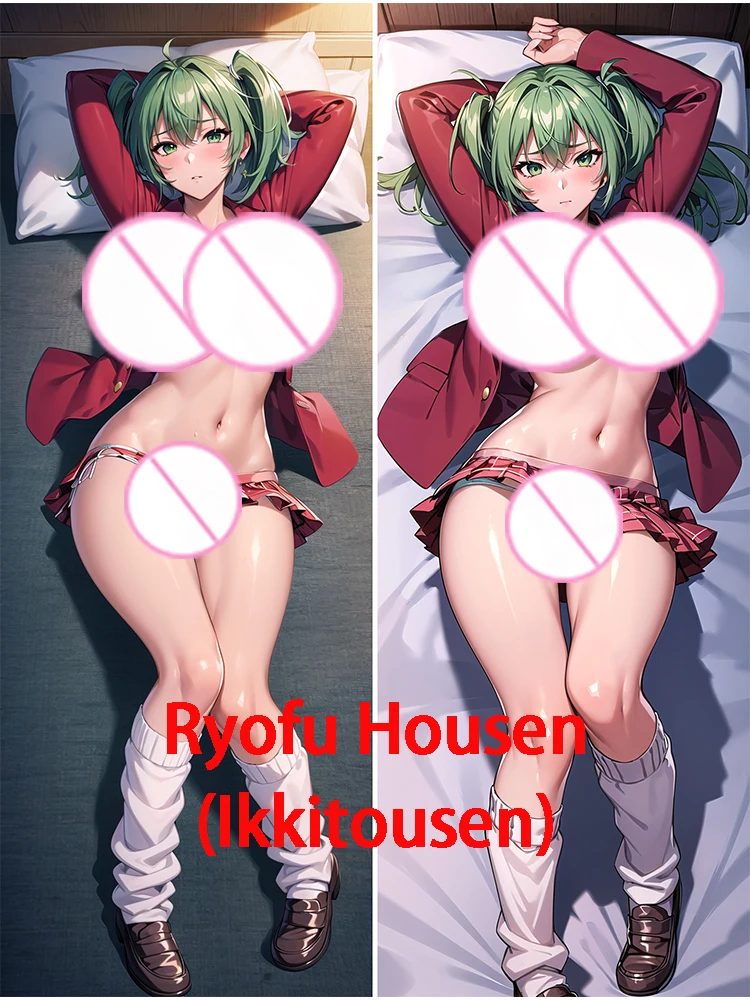 

Dakimakura anime дакимакура Двусторонняя наволочка Dakimakura Ryofu Housen (Ikkitousen) с принтом японского аниме в натуральную величину