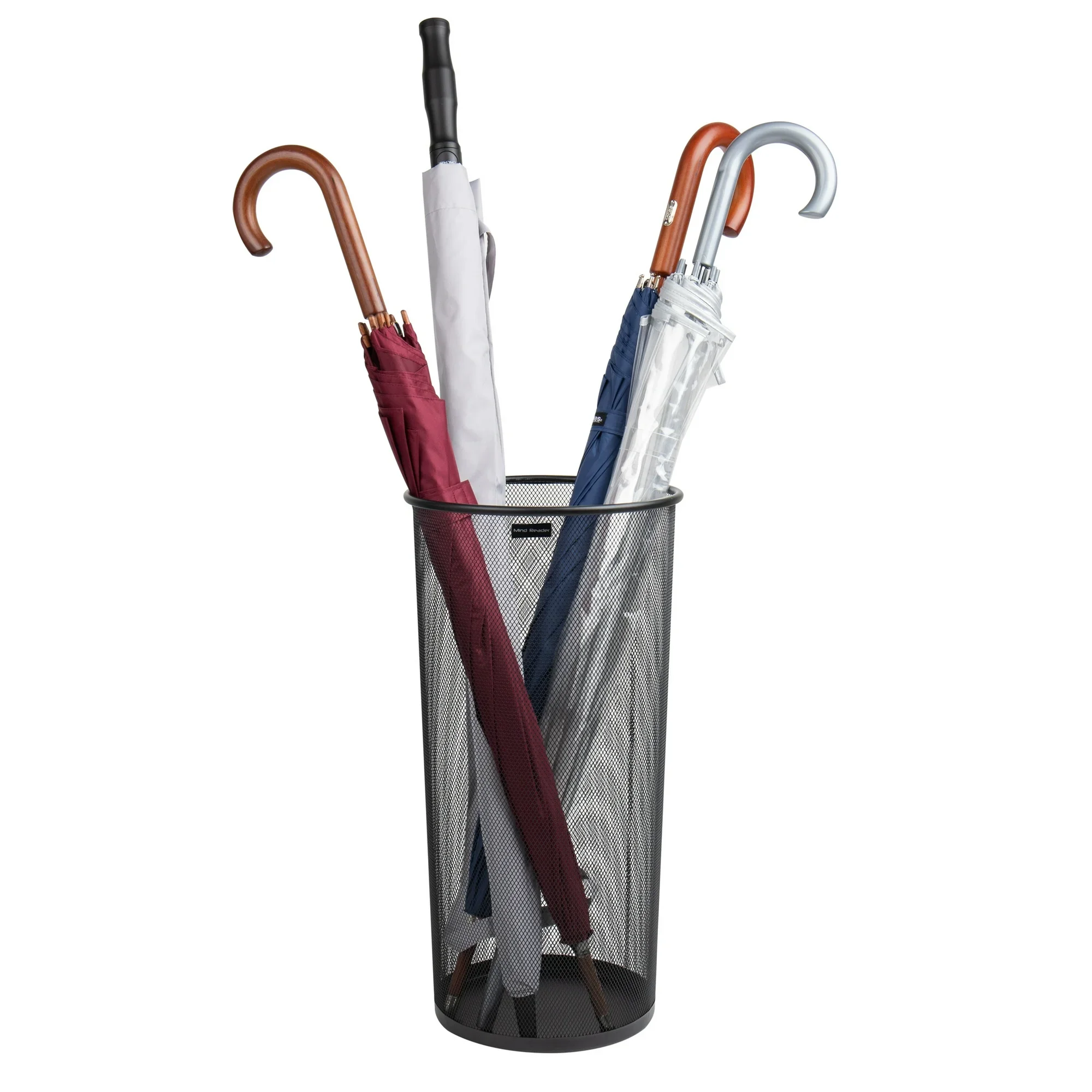 

Umbrella Stand, Black Metal Multi-Purpose Mesh Storage Organizer for Office, Entryway, Hallway, or Home, Durable and Space-Saving Design, Ideal for Holding Umbrellas, Walking Canes, or Accessories, Modern and Functional Stand for Home or Office Organizati