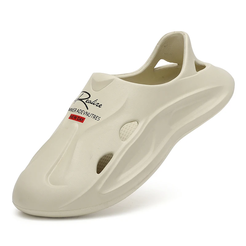 

Hot selling Baotou Cave Shoes Hollow Outdoor Men's Slippers