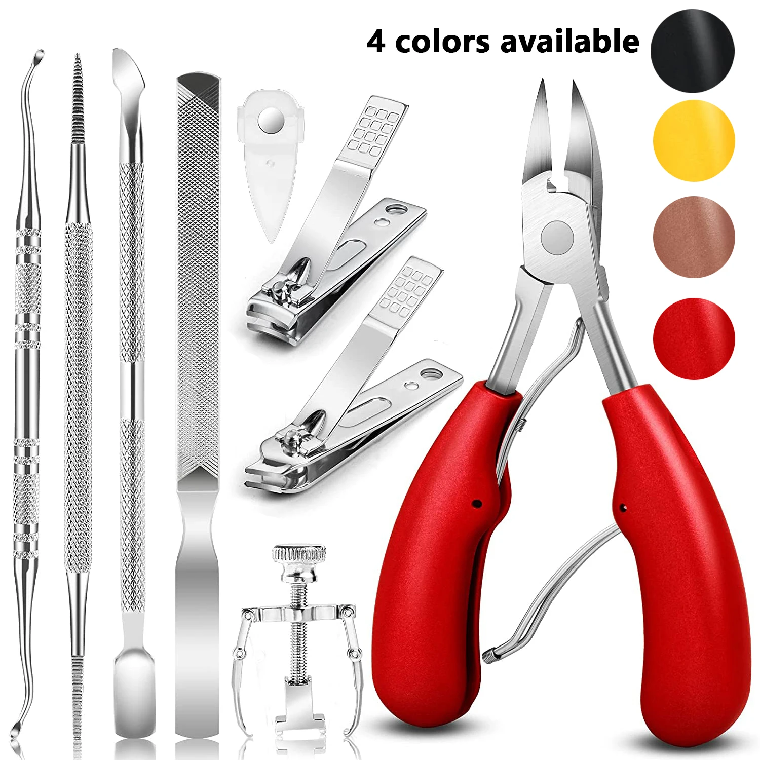 

Manicure Tools Kit Pedicure Nail Clipper Cutter Set Nipper Pedicur Cuticle Scissors Ingrown Toenail Correction Podiatry Dropship