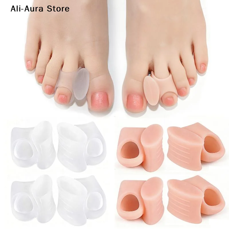 Toe Separator Silicon - 1 Pairs Silicone Toe Separator Bunion