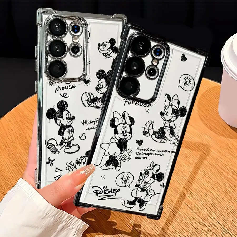 Cartoon Mickeys Mouse Phone Cover Case for Samsung Galaxy S25 S21 Plus S25Edge S20 FE S24 S23 S22 Ultra
