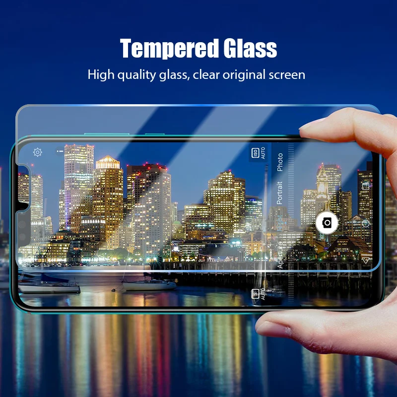 4PCS Protective Glass for Honor 8X 9 10 30 50 Lite 20 Pro Tempered Glass for Honor 9X 10i 20i 30i Premium Glass