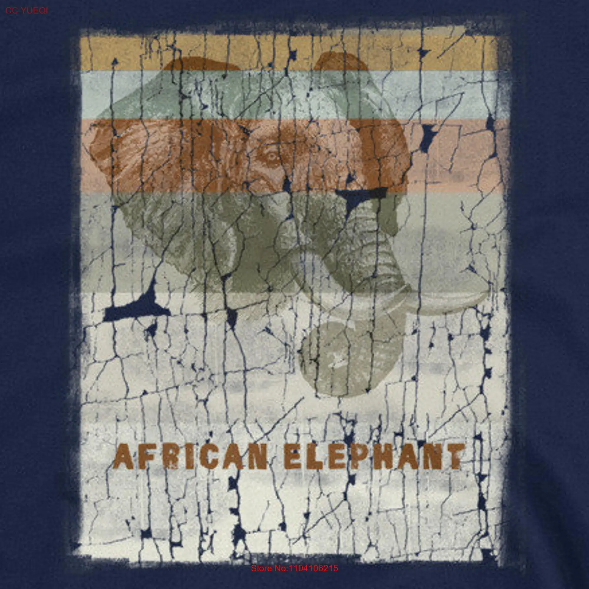 Protect Endangered Wildlife Elephant  T Shirt long or short sleeves