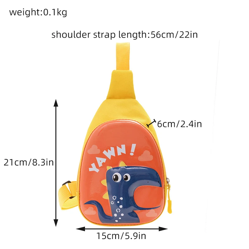 กระเป๋าคาดอกเด็ก ลายการ์ตูนสุดน่ารัก สำหรับเด็กชายและเด็กหญิง  กระเป๋าสะพายข้างความจุสูง กระเป๋าถือ กระเป๋าใส่เหรียญ กระเป๋าเดินทาง