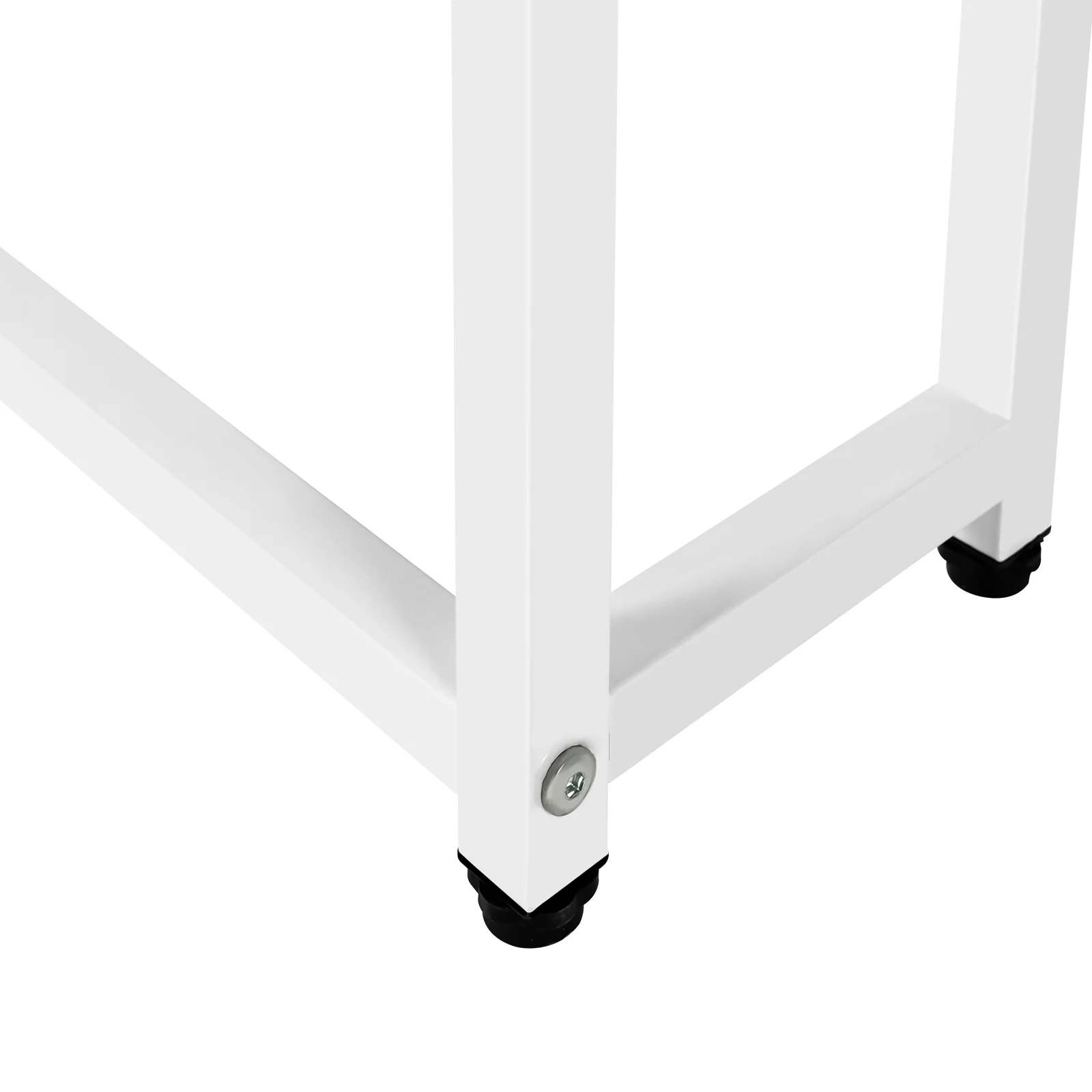 2 Tiers Countertop Computer Desktop Bookcase Multipurpose Countertop Hutch Display Shelf Adjustable Wood Rack Organizer White