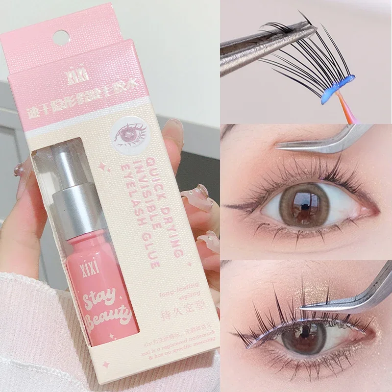 Colla per ciglia finte a lunga durata impermeabile Quick Dry Eye Lash colla a doppia palpebra ciglia finte trucco adesivo strumenti cosmetici