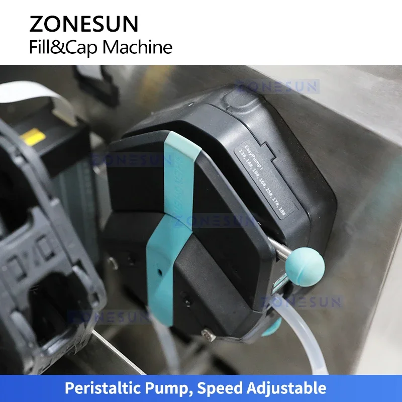Zonesun ZS-KXG620 Macchina imballatrice per provette Attrezzatura da laboratorio Tappatore riempitivo per fiale monoblocco