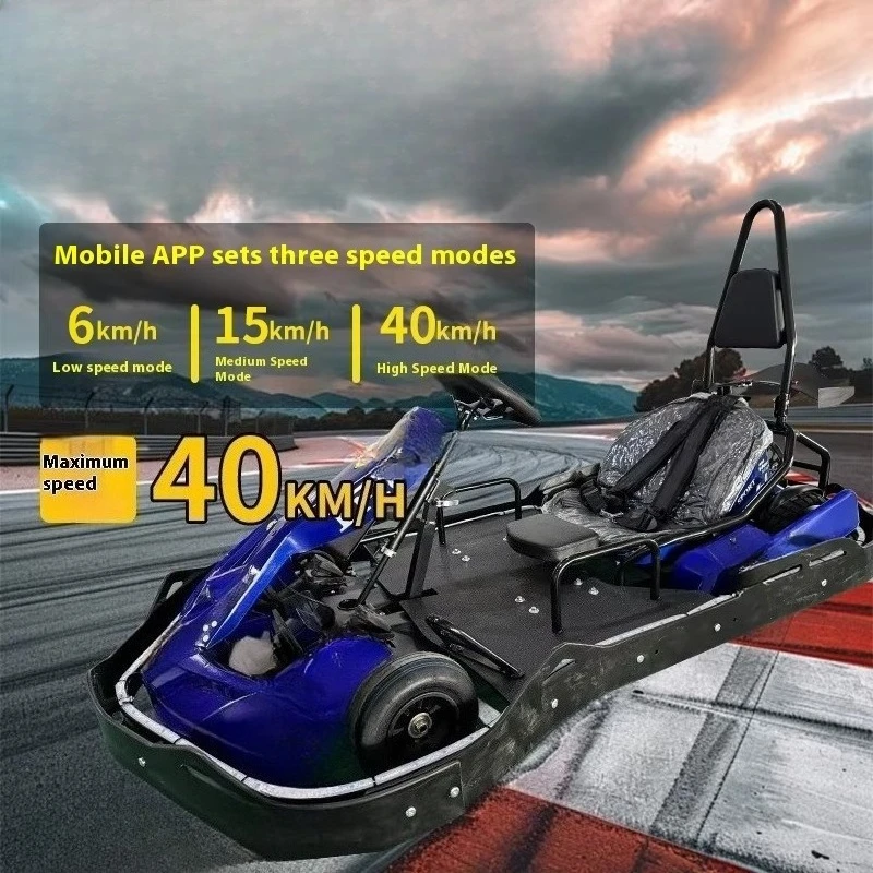 Commercial Electric Go Karts Flagship Parent-Child Kart Timing Drift