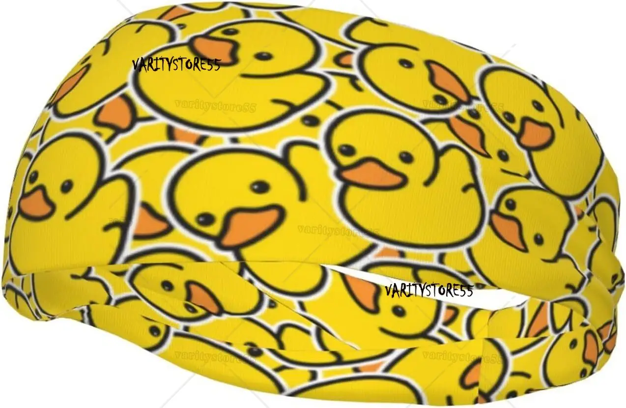 

Cute Duck Headbands Cute Duck Sweatbands Sports Headbands for Women Men Running Cycling Yoga Football Workout
