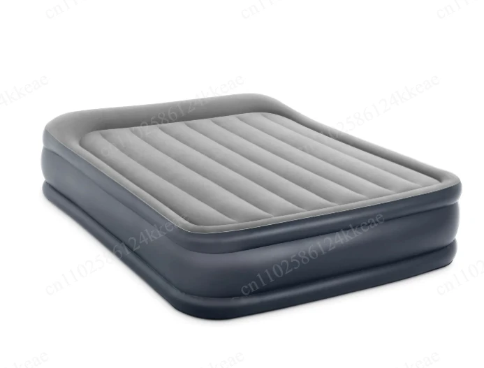 double air mattress bed thickened built-in electric pump 64448 Backrest line pull inflatable mattress double