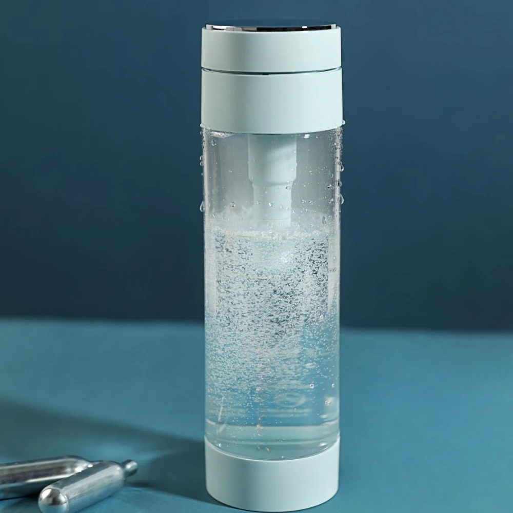 500ML Soda Machine Household Portable Bubble Water Machine Commercial Carbonated Cold Beverage Homemade Machine Gas Bomb Cup