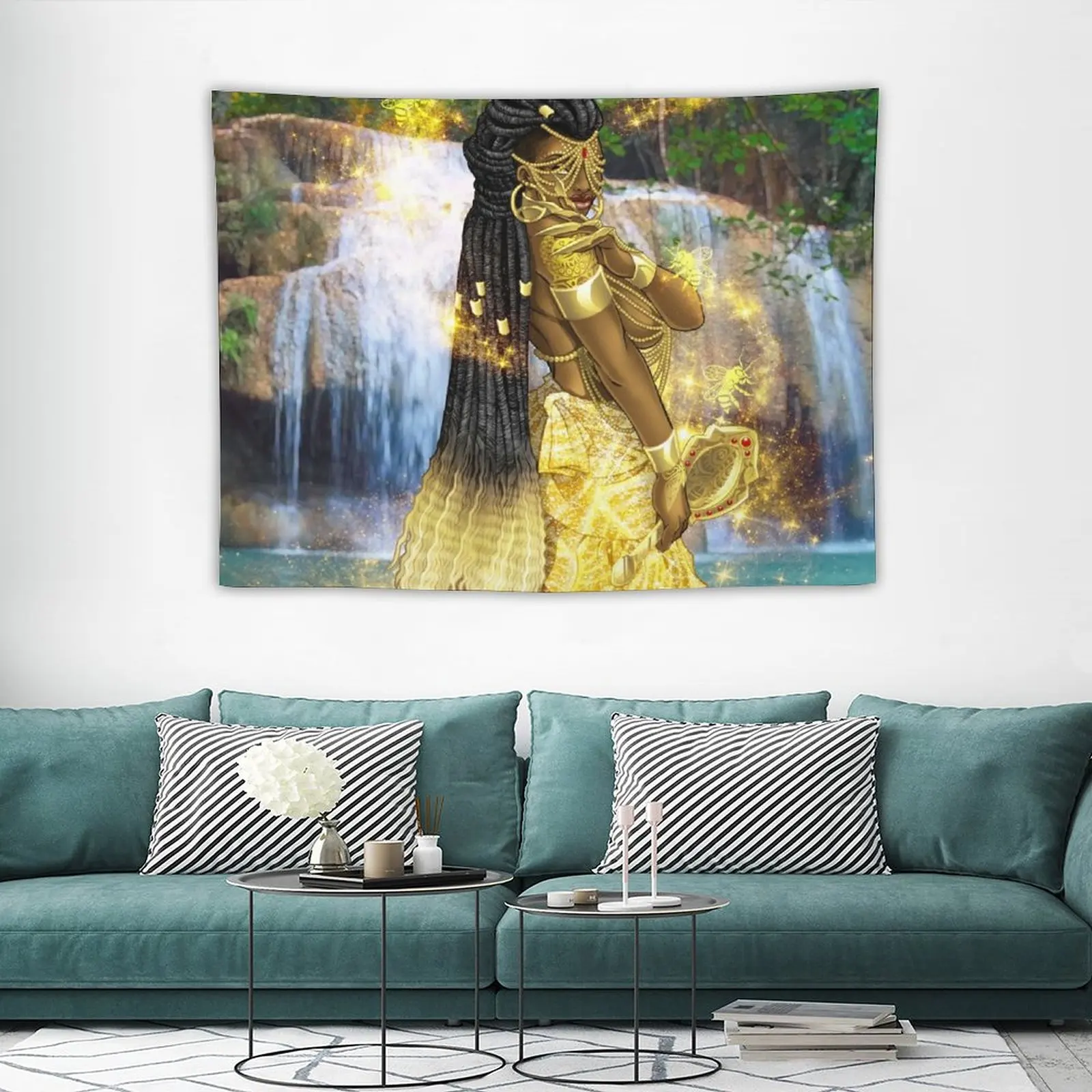 Oshun Tapestry Art Mural Decor For Bedroom House Decoration