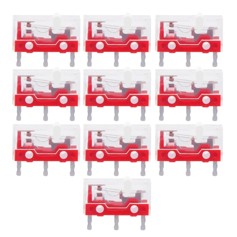 10Pcs High Sensitivity 55GF MicroSwitch Switches Limit Switches for PC Dropship