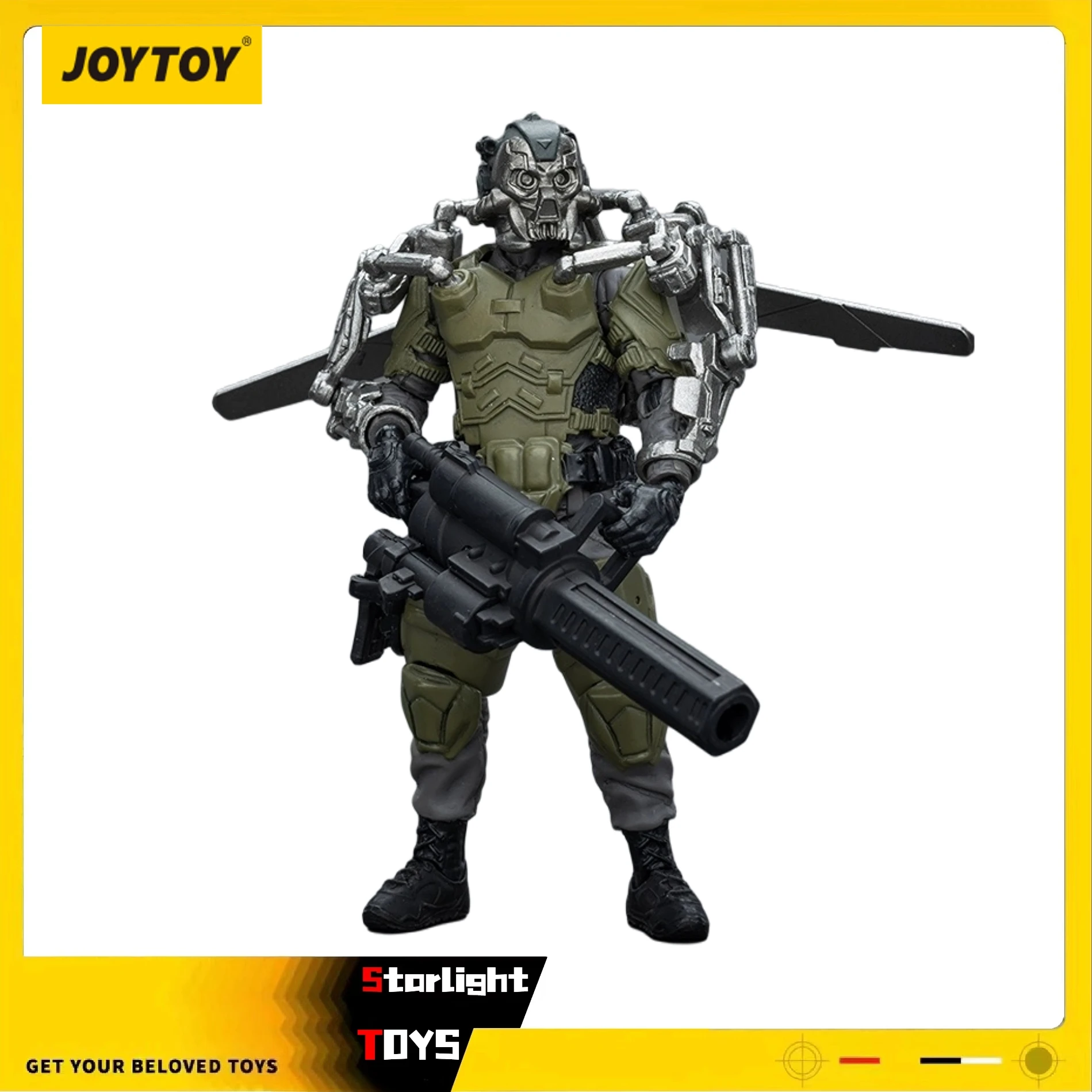 

JOYTOY 1/18 Action Figure Army Builder Promotion Pack Figure 29 - Lone Wolf with Exoskeleton Toy Model Gift