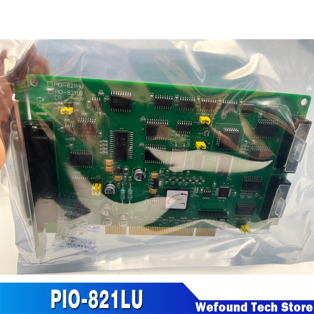 1pcs PIO-821 Universal PCI Low gain 12-bit 16-channel digital I/O board PIO-821LU