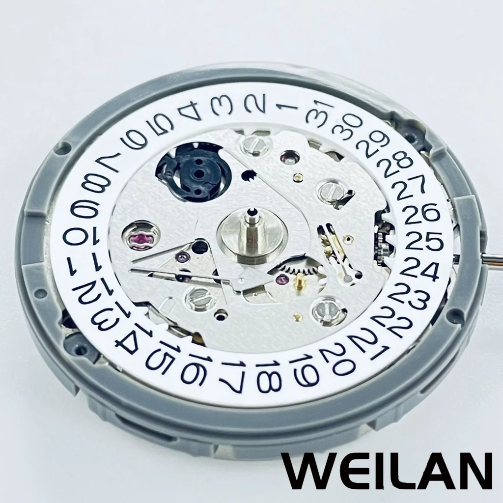 NH35 Automatic Mechanical Movement High Accuracy 24 Jewels Mod Watch Replacement NH35A Date at 3:00