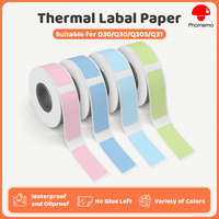 D30 Q30 Q31 Q30S Thermal Printer Labels Self-Adhesive BPA Free Waterproof Oilproof Durable for Home Office Labeling 3rolls/box