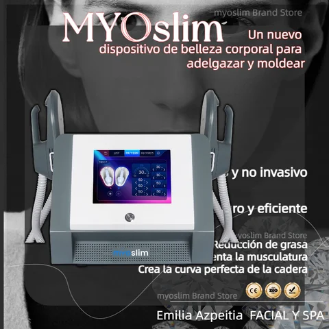 EMS Body Sculpting Machine Fat Reduction Burn Fat and Build Muscle MYOSLIM RF Technology 6500W Power 15T 200HZ