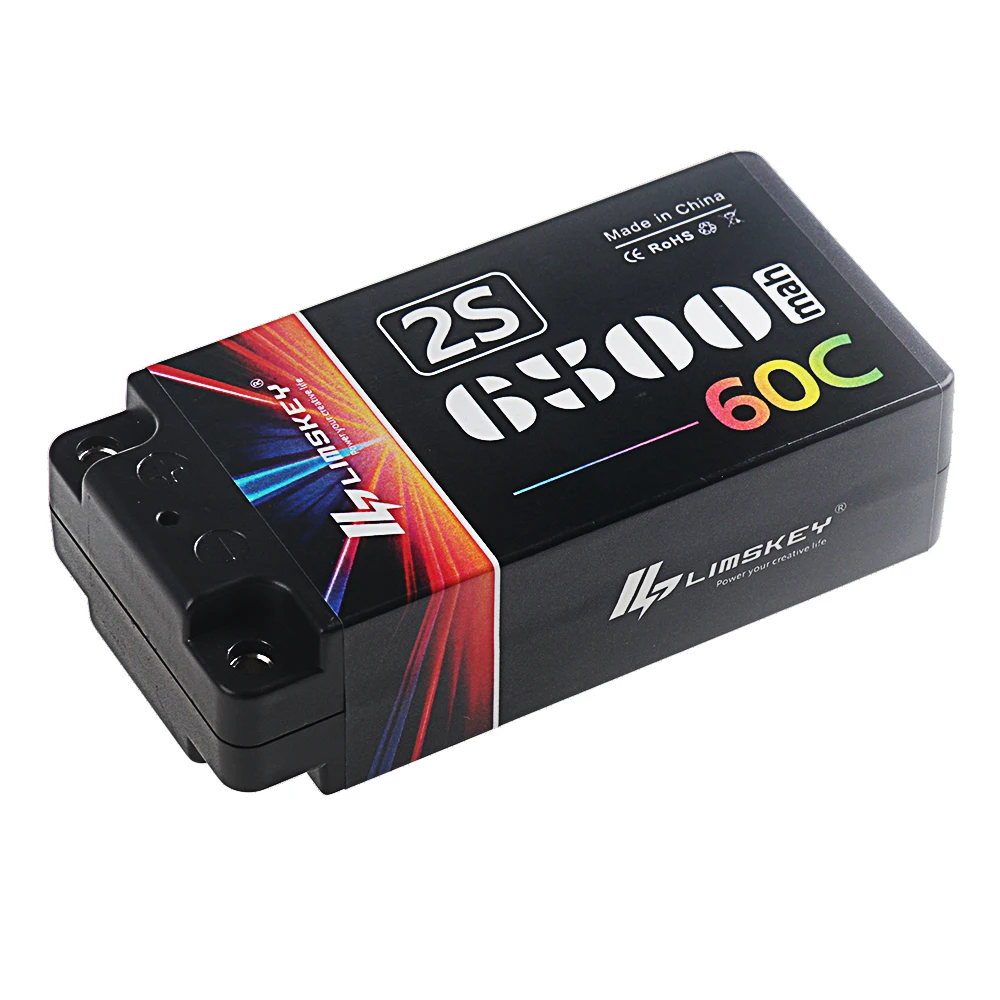 Lipo 2S 7.4V Battery 6500mAh 60C Hard Case With T / XT60 Plug For RC Car Boat Truck Tank Vehicle Truggy Buggy Climbing Models