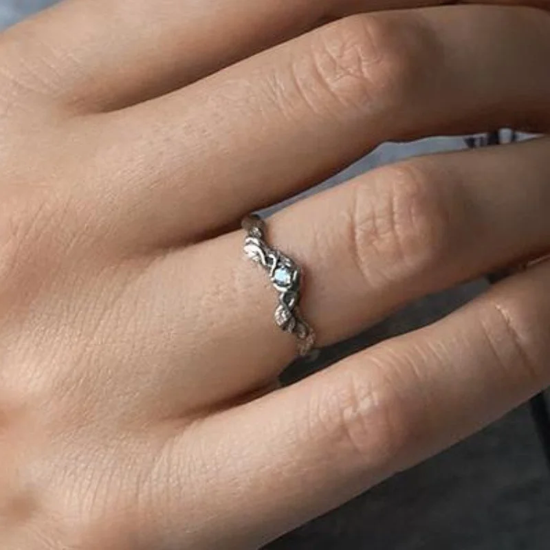 Elven Ring, Engagement Ring,Ring for Women,Wedding Ring, Vine Ring, Elvish Ring, Leaf Ring