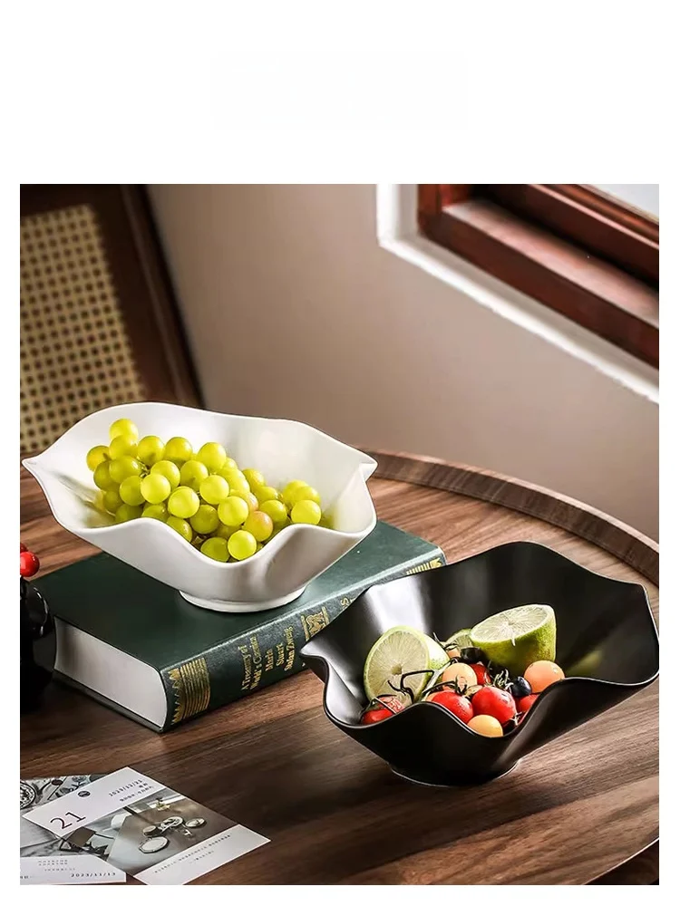 u-mi-living-cerc-wave-fruit-tray-simple-sle-storage-basket-sna-plate-high-end-feeling-universal-versatile-fruit-servin