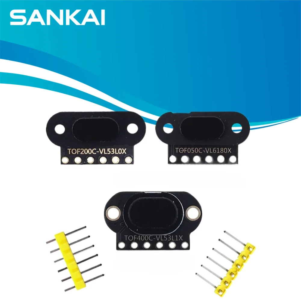 ToF Laser Range Sensor 50-400cm, VL6180/VL53L0X/VL53L1X, IIC Output for Arduino