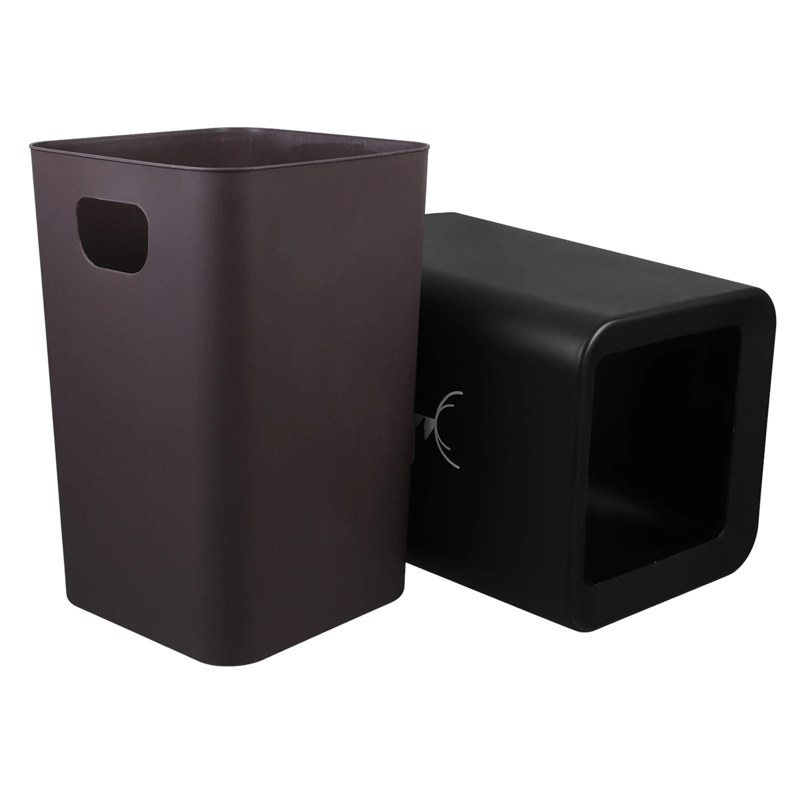 

Small Plastic Trash Can Slim Gap Space Saving Bathroom Kitchen Waste Basket Cute Trash Bin for Dorm Room Office Use