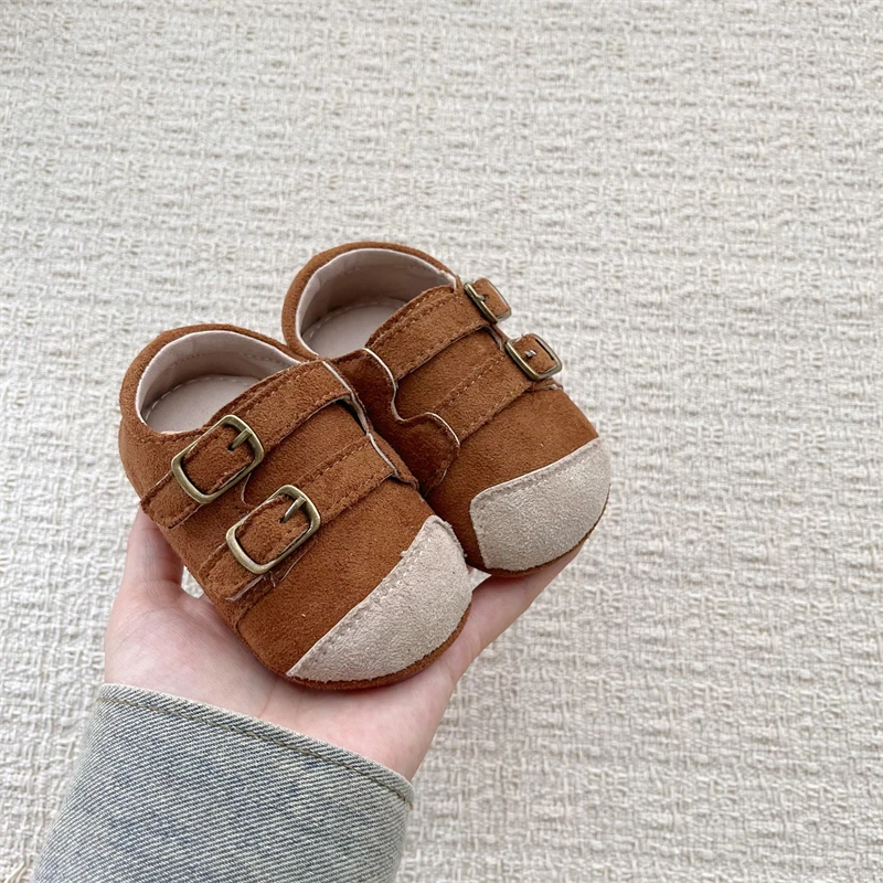 Spring Autumn Baby Girls Boys First‑walkers Shoes Newborn Infant Pre‑walker Shoes Soft Sole Anti Slip Toddler Kids Casual Shoes
