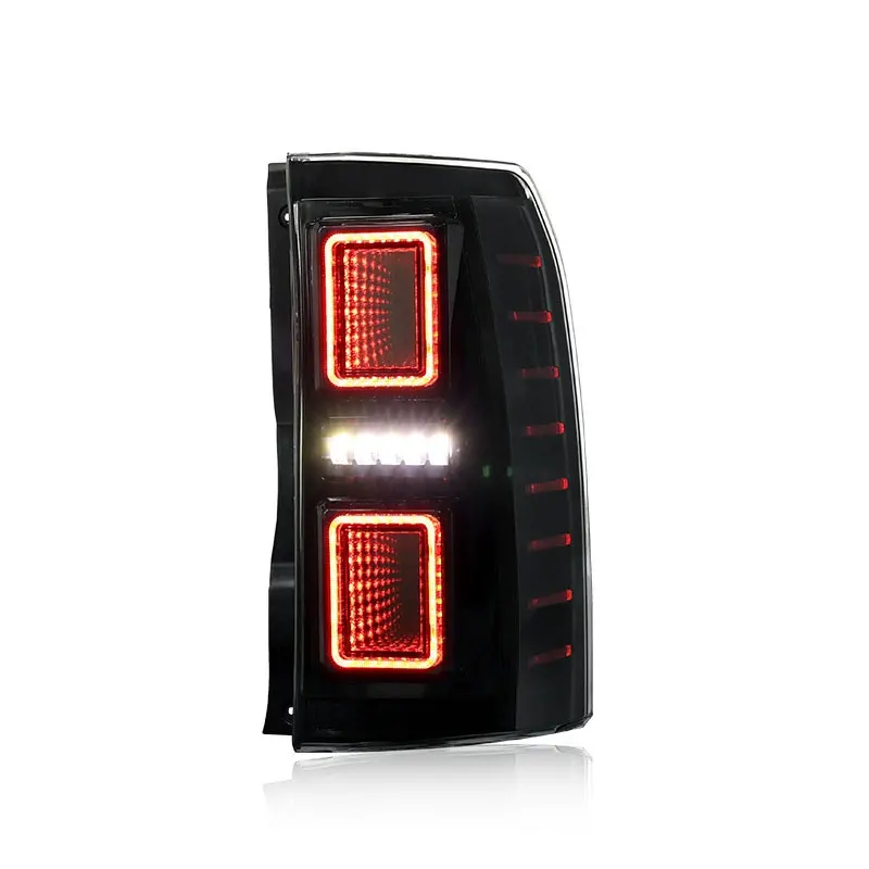 مجموعة مصابيح خلفية للسيارة لاند روفر ديسكفري 4 2009-2016 LED مصابيح خلفية للسيارة أضواء النهار الجري ملحقات السيارة الديناميكية