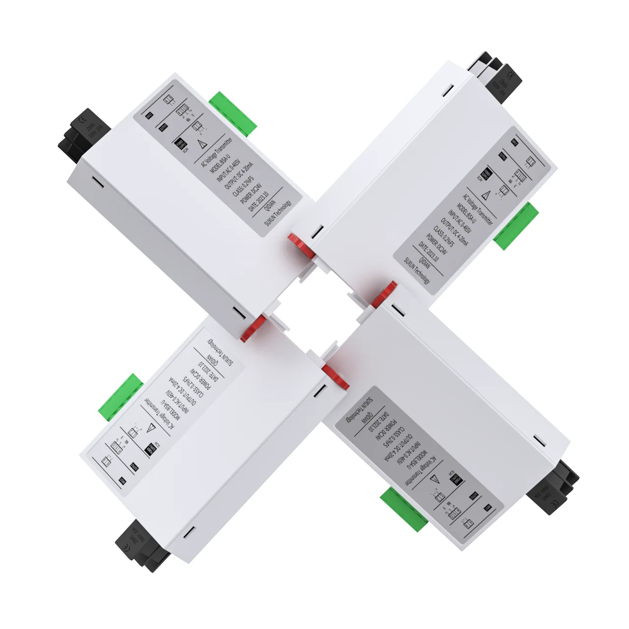 Single Phase AC Voltage Transducer Input 100V 220V 380V 450V 465V 500V 1000V Output 0-10V 0-5V 4-20mA Voltage Converter