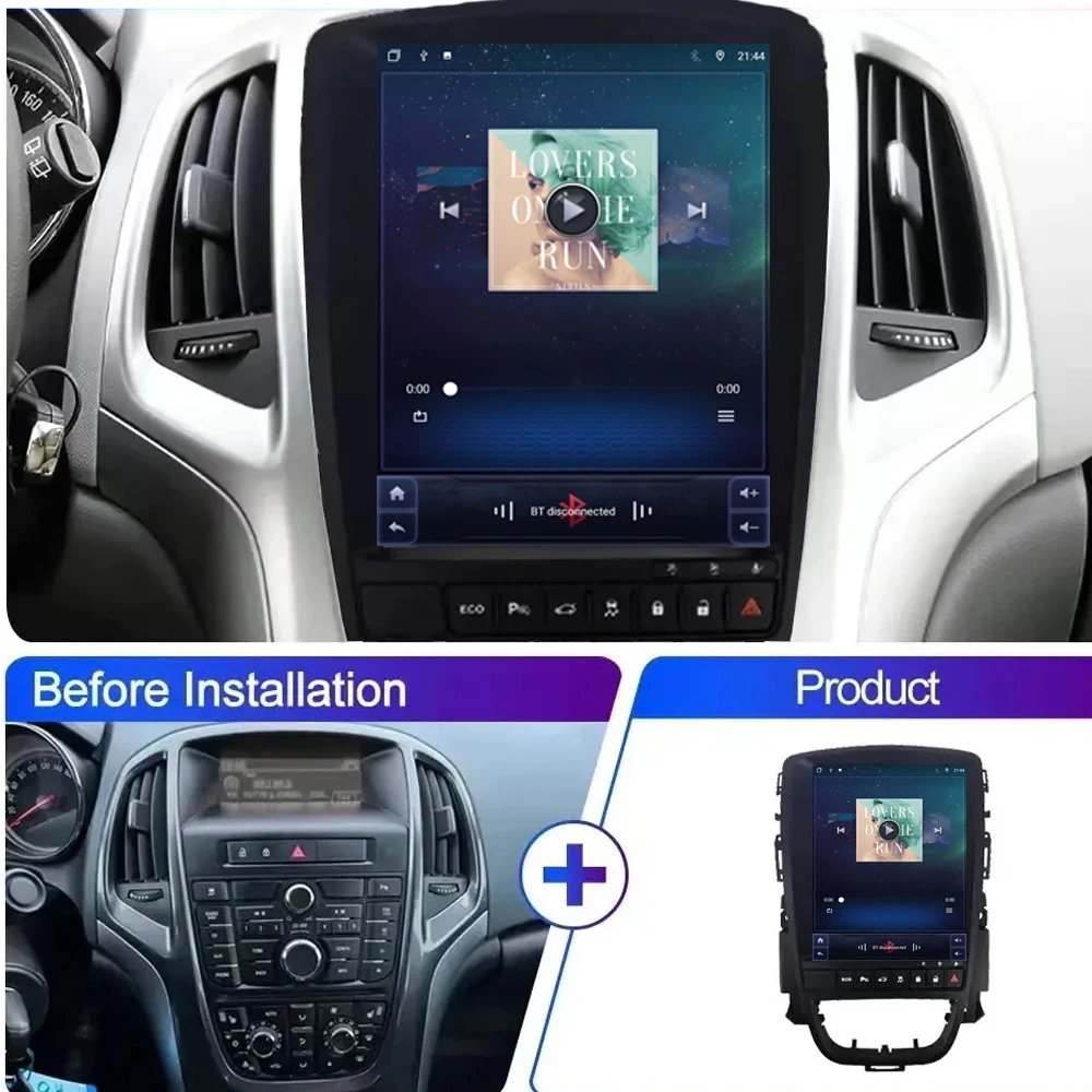 Android 13 For Opel Astra J Vauxhall Buick Verano 2009-2015 Style Tesla Navigation Car GPS Auto Radio Stereo Multimedia Player