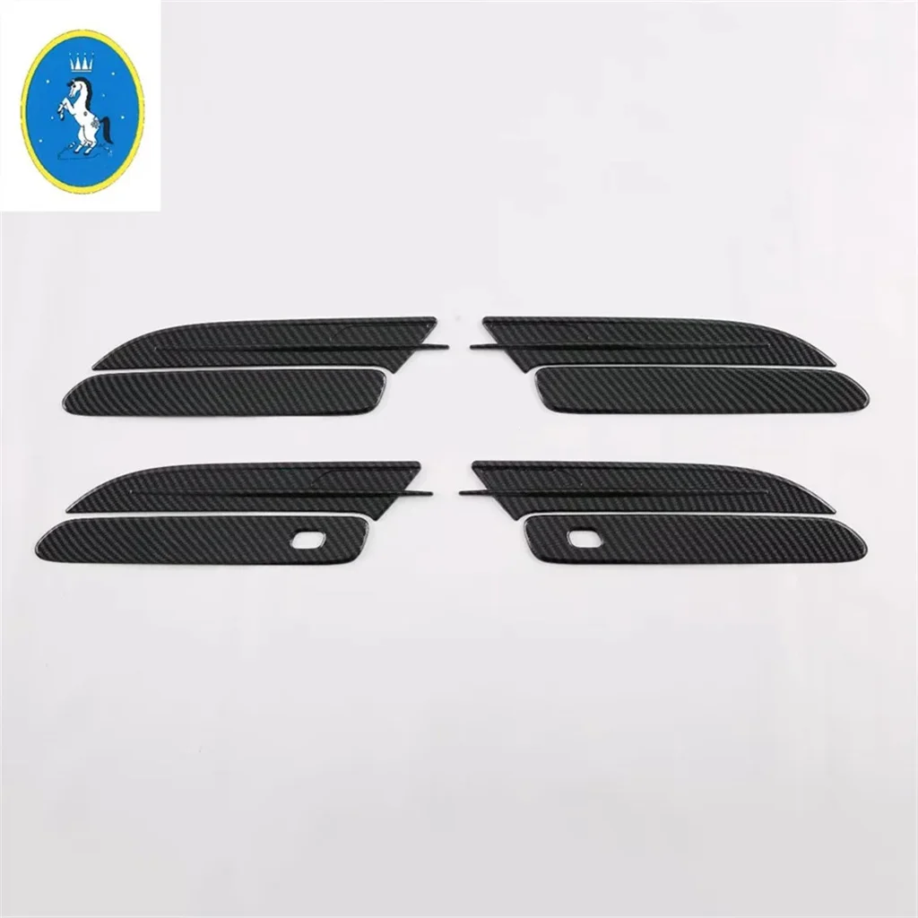 

For BYD Seal EV 2022 2023 2024 Door Handle Intelligent Handle ABS Decoration Auto Parts Carbon Fiber Look Exterior Accessories