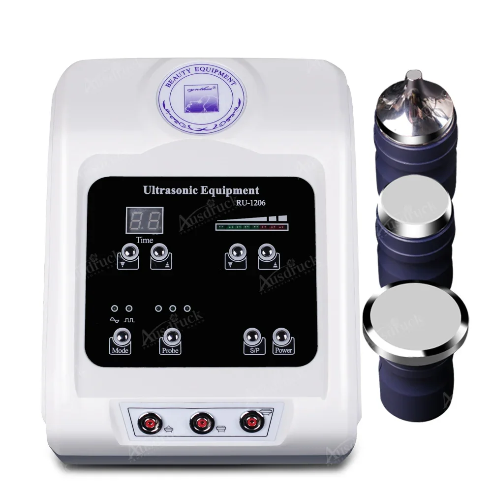 Professionele 3-sondes echografie gezichtsmassage Ultrasone huidverstrakking Schoonheidsapparaat Rimpelverwijderingsmachine Lichaam Gezicht Oog