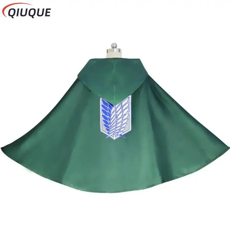 Eren Jaeger Mikasa Ackerman Levi Hanji Zoe Cosplay Costume Cloak Cape Jacket Leather Skirt Harness Belt Set Women Men Anime Suit