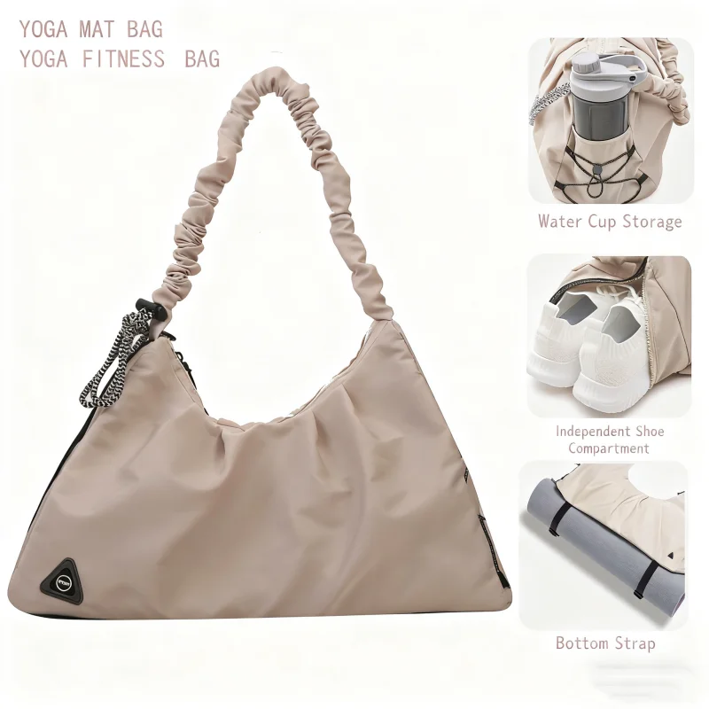 

Women's Gym Bag with Wet and Dry Separation Multi-Functional Yoga Bag Dance Bag with Shoe Compartment Shoulder Swimming Bag