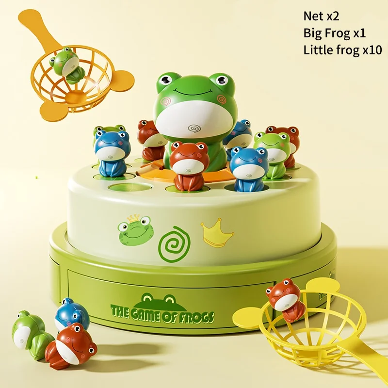 

Frogy Fun: Interactive Frog Jumping Game for Kids 3-6 Years Old, Parent-child Interactive Games, Christmas, Birthday Gifts