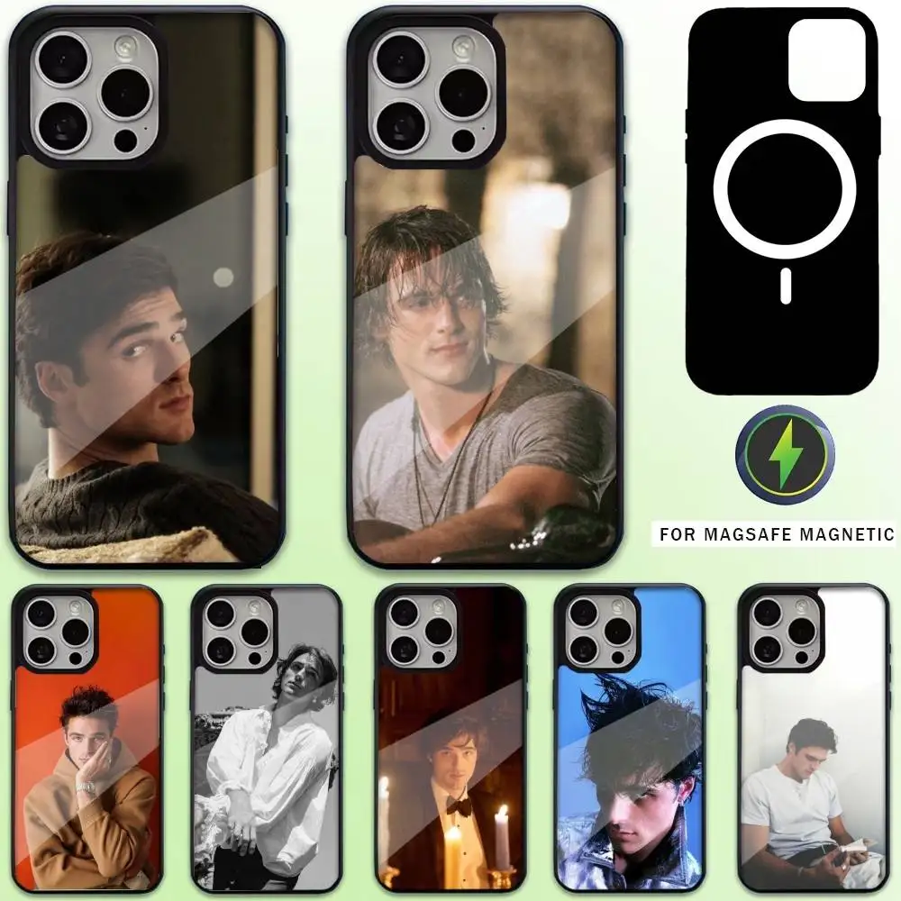 

Actor Jacob E-Elord Phone Case For iPhone17,16,15,14,13,12,11 Plus,Pro Max Magnetic For Magsafe Wireless Charging