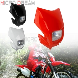 Plastics Headlight Headlamp For Honda CRF230F CRF230 CRF150F CRF 150F 230F Enduro Supermoto Motocross Front Head Light Universal