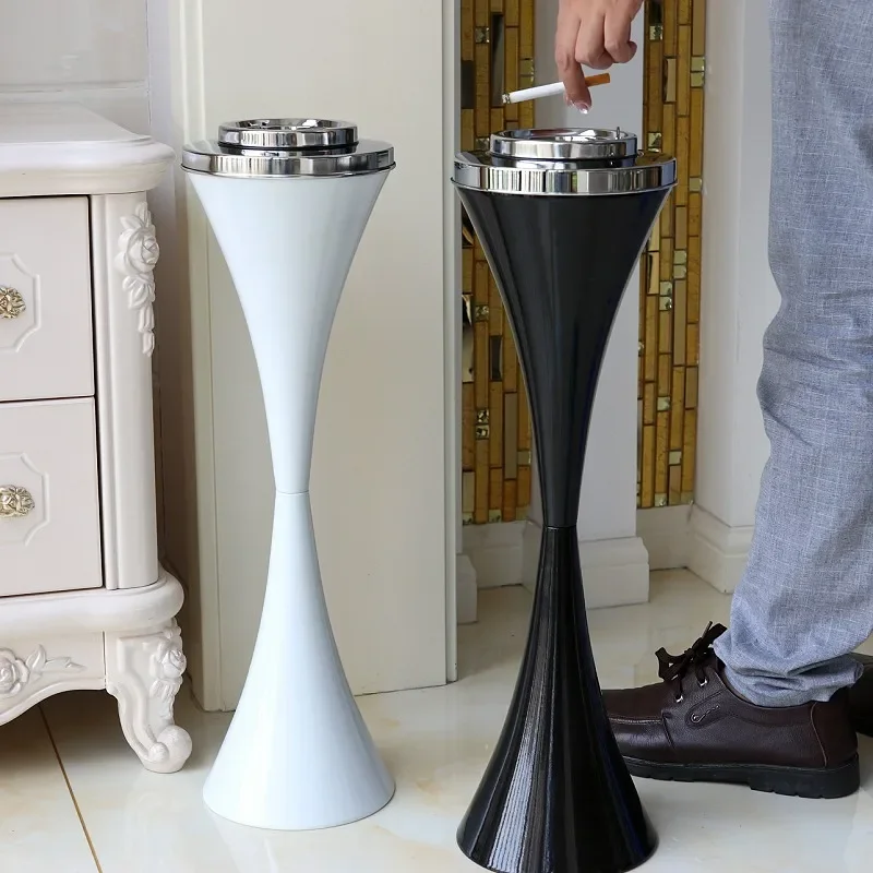 Standing Outdoor Ashtray Tall Outside Ashtrays Windproof Ash Holder for Indoor or Outdoor
