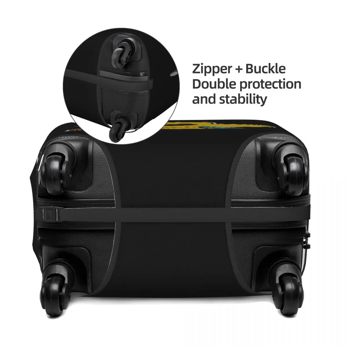 Mikecrack (3) غطاء حماية مرن لحماية أمتعة السفر مقاس 18-32 بوصة