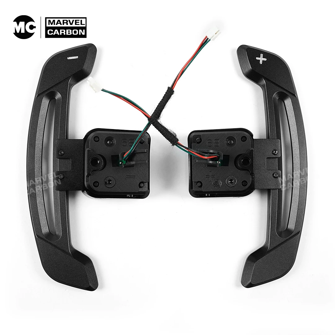 LED Magnetic  Carbon Fiber Paddle Shifters for Audi B9 Series A1 A3 A5 A8 Q2 Q3 Q4 Q5 Q7 Q8 S1 S2 S3 S4 S5 SQ5 RS3 RS4 RS5 RSQ5